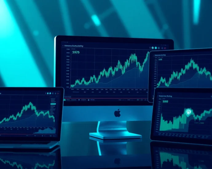 AICoin cryptocurrency platform showcasing real-time market data and secure trading interface on multiple devices for traders and investors.
