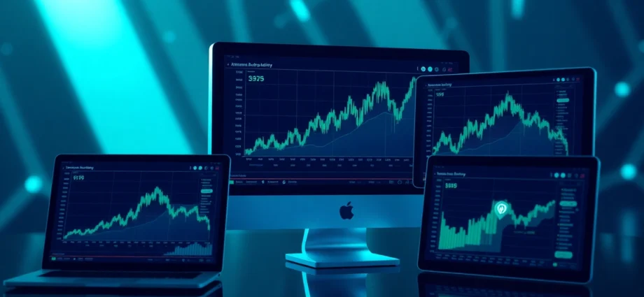 AICoin cryptocurrency platform showcasing real-time market data and secure trading interface on multiple devices for traders and investors.