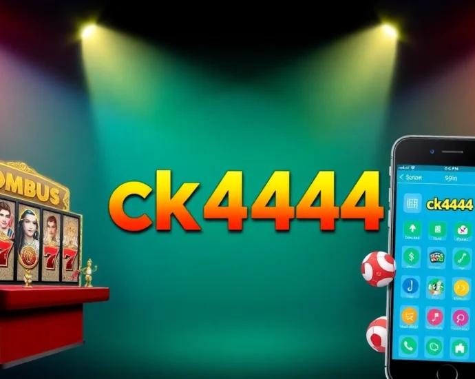 Interactive screenshot of the ck4444 com app clearly displaying game lobby, mobile compatibility, and seamless navigation, emphasizing an engaging online gaming experience for users.