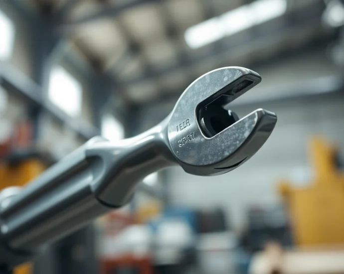 High-quality pneumatische spanner showing robust construction and precise mechanism for industrial applications.