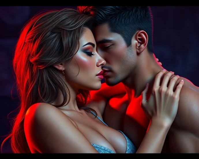 Engaging scene created by a nsfw ai generator showcasing realistic, provocative visuals with emotional expression and dynamic lighting.