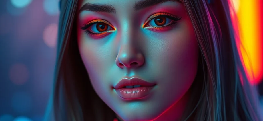 AI girlfriend engaging in a realistic, animated chat on a sleek smartphone, showcasing modern digital companionship for users.